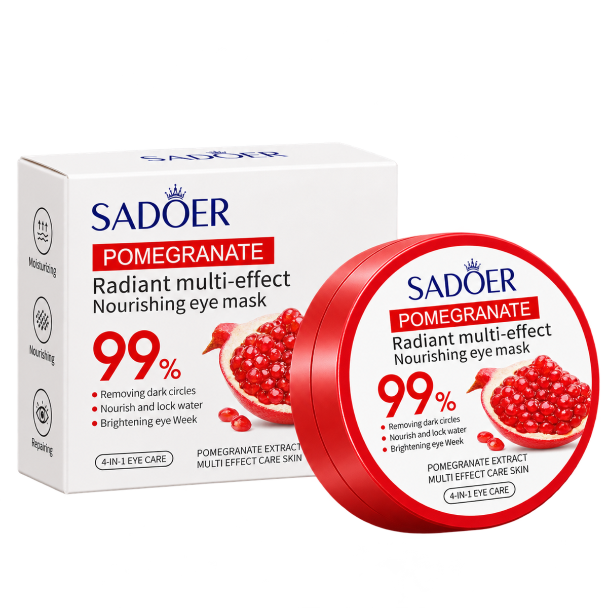Pomegranate & Collagen - Hydrogel Under Eye Patches - 60pcs