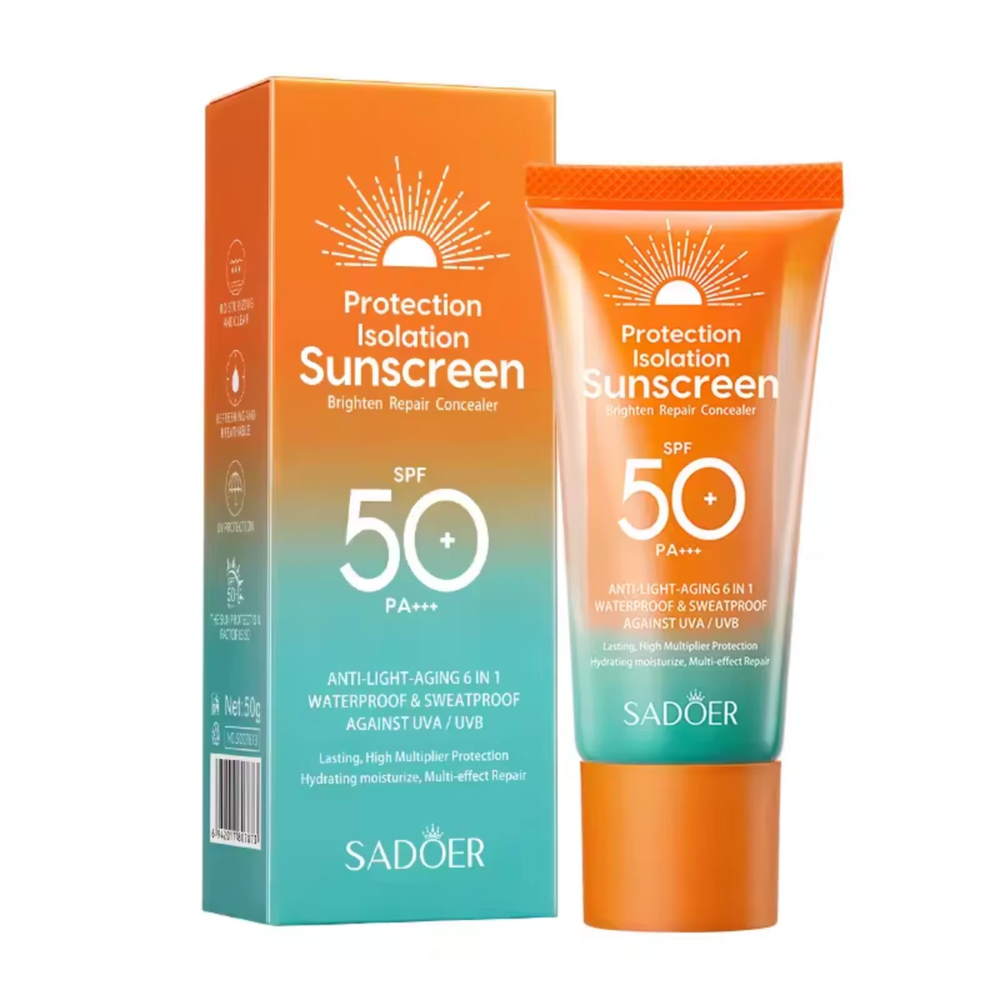SPF 50 Face Sunscreen – Oil Control Daily Sun Cream – 50g