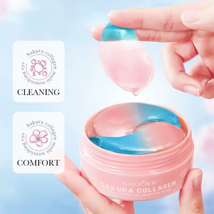 Under-Eye Pads Cherry Blossom Collagen - 60 pcs