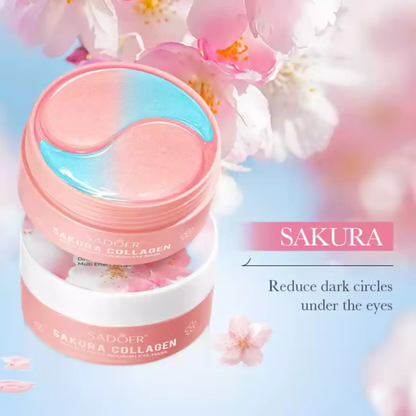 Under-Eye Pads Cherry Blossom Collagen - 60 pcs