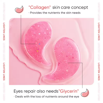 Under-Eye Pads Damask Rose Collagen - 60 pcs