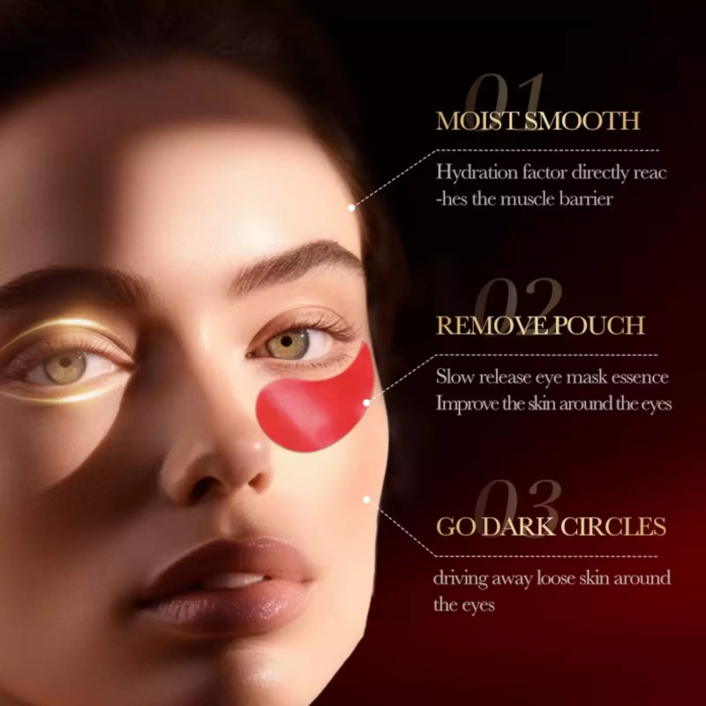 Under-Eye Pads Pomegranate Collagen - 60 pcs