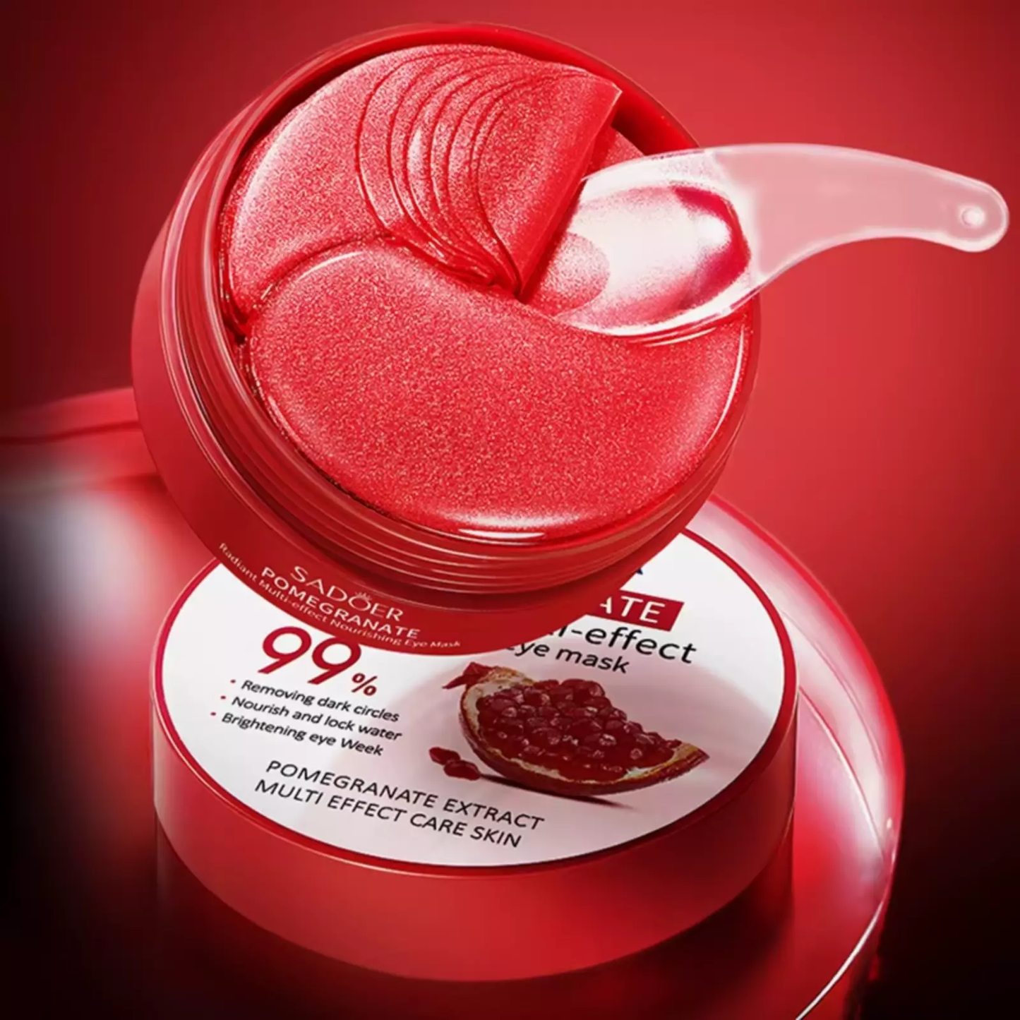 Under-Eye Pads Pomegranate Collagen - 60 pcs