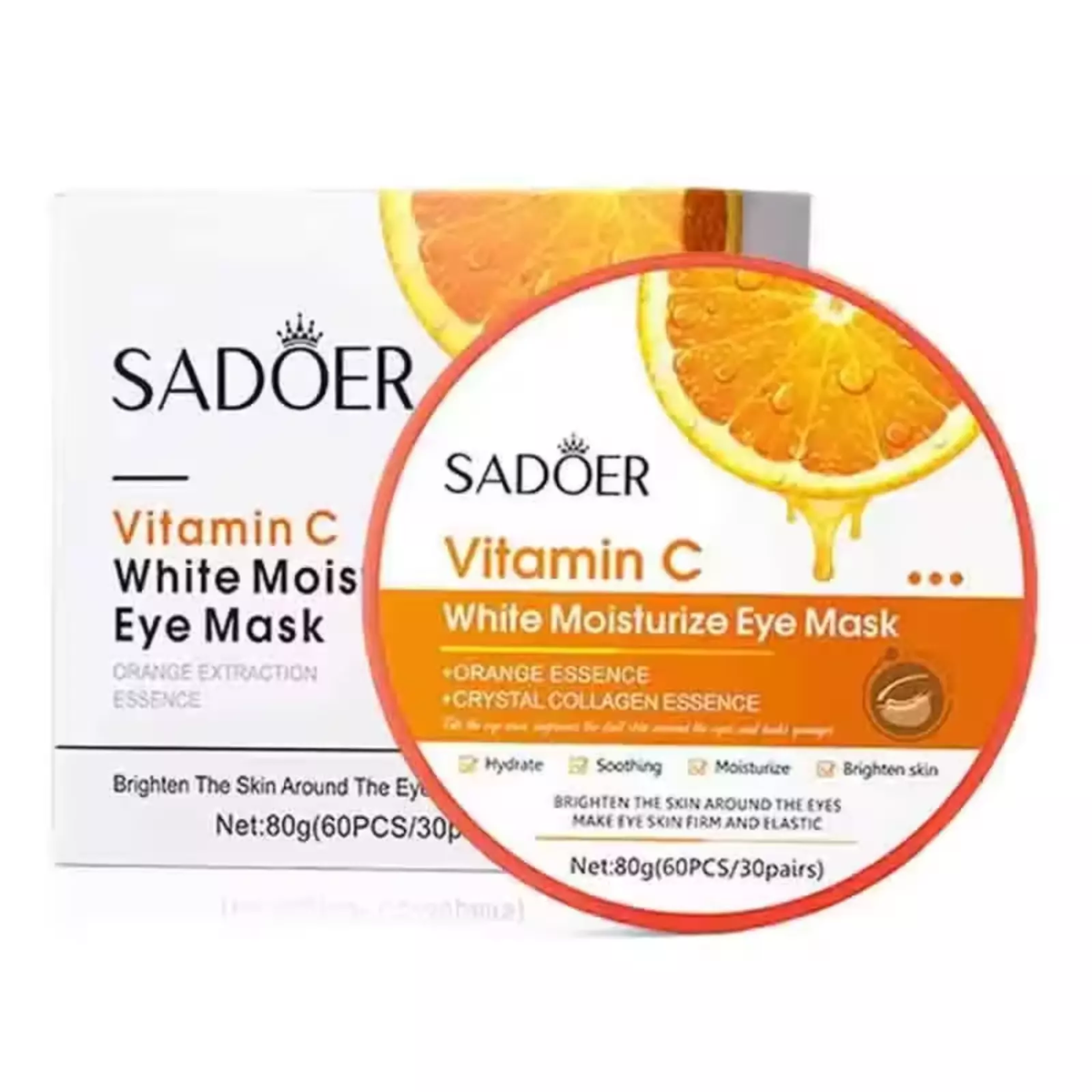 Vitamin C & Collagen - Hydrogel Under Eye Patches - 60pcs