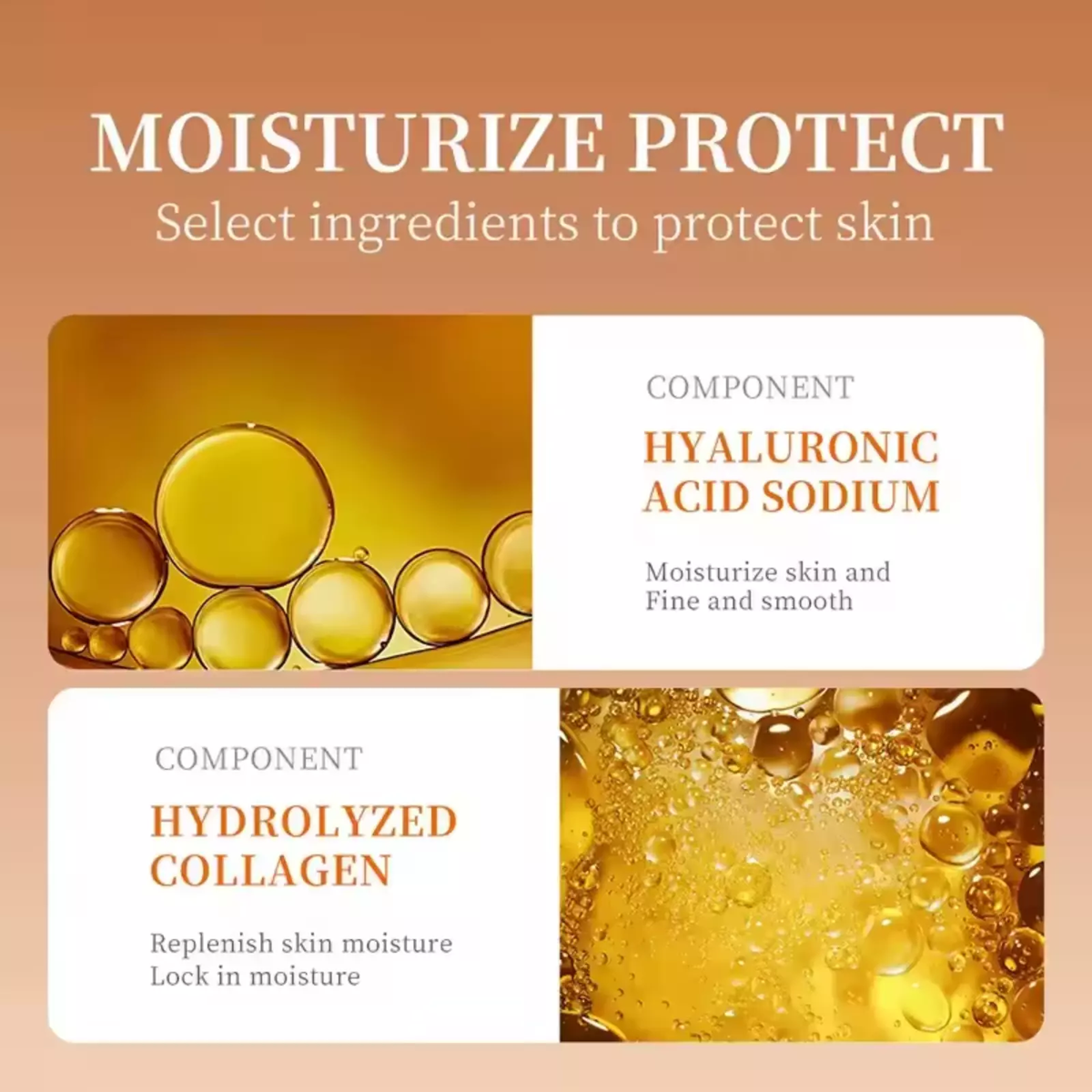 Vitamin C & Collagen - Hydrogel Under Eye Patches - 60pcs